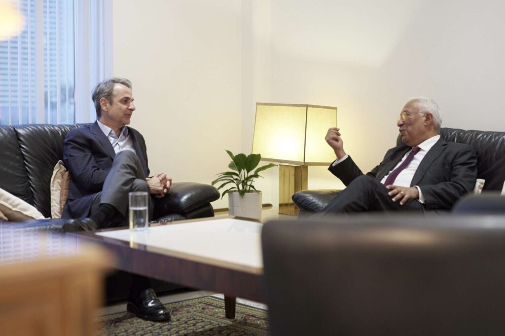 Συνάντηση Μητσοτάκη με τον Αντόνιο Κόστα – Στο επίκεντρο οι εξελίξεις στη Μέση Ανατολή